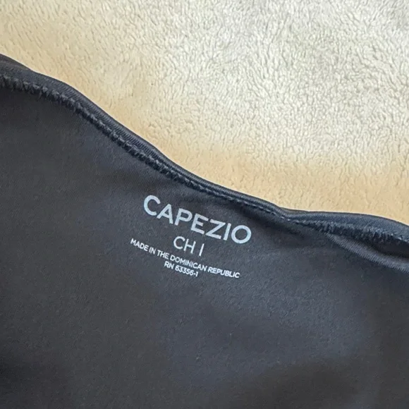 Capezio Black Short Sleeve Dance Leotard for Kids - Picture 4 of 4
